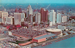 73713780 Detroit_Michigan Civic Center And Skyline Aerial View - Sonstige & Ohne Zuordnung