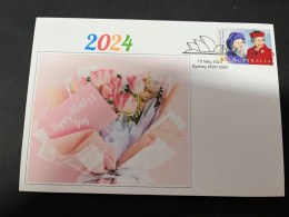 12-5-2024 (4 Z 47A) Mother's Day 2024 (12-5-2024 In Australia) Queen's Mother & Queen Elizabeth Stamp - Giorno Della Mamma