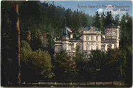 Schloss Mattoni In Giesshübl Sauerbrunn Bei Karlsbad - Böhmen Und Mähren