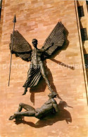 72934148 Coventry Cathedral Epsteins Bronze Statue Of St Michael And The Devil  - Other & Unclassified