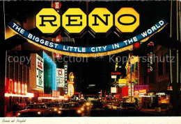 72929587 Reno_Nevada At Night Biggest Little City In The World - Sonstige & Ohne Zuordnung