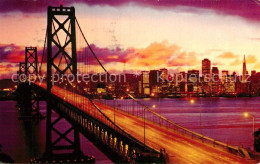 72929393 San_Francisco_California Bay Bridge At Sundown - Sonstige & Ohne Zuordnung