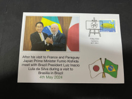 7-5-2024 (4 Z 22) Japan PM Kishida Visit To Brazil & Meet President Lula Da Silva - Russia Ukraine & Israel Gaza Wars - Militares