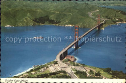 72922524 San_Francisco_California Golden Gate Bridge Fliegeraufnahme - Autres & Non Classés