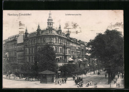 AK Hamburg-Eimsbüttel, Schäferkampsallee Mit Restaurant Gambrinus-Halle  - Eimsbüttel