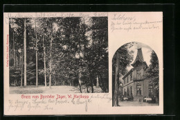 AK Hamburg-Altona, Gasthaus Borsteler Jäger, Waldpartie  - Altona