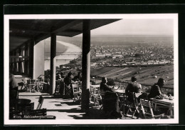 AK Wien, Kahlenbergterrasse Mit Blick Auf Die Stadt  - Autres & Non Classés