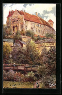 Künstler-AK Charles F. Flower: Nürnberg, Die Burg Mit Brücke  - Otros & Sin Clasificación