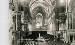 72910815 Canterbury Kent Cathedral Choir Valentines Postcard  - Otros & Sin Clasificación