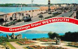 72910151 Weymouth Dorset Jubilee Clock Promenade Castle Gardens Showing Portland - Autres & Non Classés