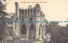 R091020 Dryburgh Abbey. Tomb Of Sir Walter Scott. G. W. W - Mundo
