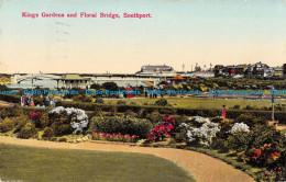 R090639 Kings Gardens And Floral Bridge. Southport. British Production. 1933 - Mundo
