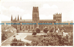 R091027 Durham Cathedral From North. Valentine. Photo Brown. 1948 - Mundo
