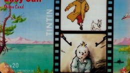 TELECARTE ETRANGERE....TINTIN... - BD