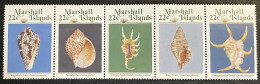 MARSHALL ISLANDS  - MNH** - 1985 - #  73/77  FOLDED - Marshall Islands