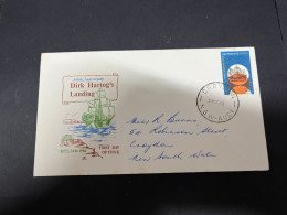 12-5-2024 (4 Z 47 B)  Australia FDC - 1966 - (posted FDC) Dirk Hartog's Landing - Premiers Jours (FDC)