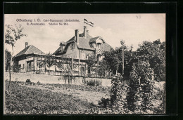 AK Offenburg I.B., Café-Restaurant Lindenhöhe  - Offenburg