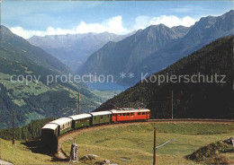 12060286 Rhaetische Bahn Alp-Gruem Puschlav Veltlin Eisenbahn - Other & Unclassified