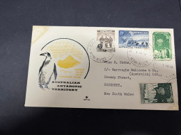 12-5-2024 (4 Z 47 B)  Australia FDC - 1969 - (ROYAL Posted FDC) AAT  (with Additional Stamp) - FDC