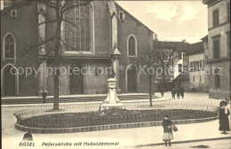 12055436 Basel BS Peterskirche Mit Hebeldenkmal Basel BS - Sonstige & Ohne Zuordnung