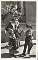 12048476 Tessin Ticino Frau Mit Kindern Lugano - Autres & Non Classés