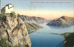 12047496 Lugano TI Monte San Salvatore Ponte Di Melide Lago Di Lugano Luganersee - Autres & Non Classés