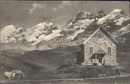 12046146 Melchsee-Frutt Kapelle Mit Titliskette Urner Alpen Kuehe Melchsee-Frutt - Altri & Non Classificati