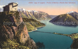 12045966 Monte San Salvatore Lago Di Lugano Ponte Di Melide Luganersee Lugano - Autres & Non Classés