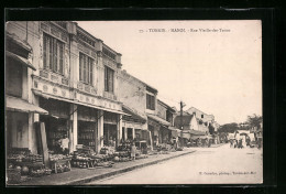 AK Hanoi /Tonkin, Rue Vieille-des-Tasses  - Viêt-Nam