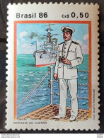 C 1539 Brazil Stamp Costumes And Uniforms Of Marine Marine Ship 1986 - Unused Stamps