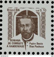 C 1538 Brazil Stamp Combat Against Hansen Hanseniasse Health Father Bento Religion 1986 - Ungebraucht