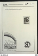 Brochure Brazil Edital 1986 04 Work Day Without Stamp - Brieven En Documenten