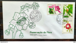 Brazil Envelope FDC 404 1986 Flora Preservation CBC RJ 01 - FDC