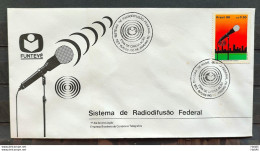 Brazil Envelope FDC 402 1986 Radiodifusion Communication CBC RJ 02 - FDC