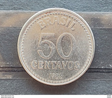 Brazil Coin 1986 50 Centavos Cruzado Sob - Viroflay