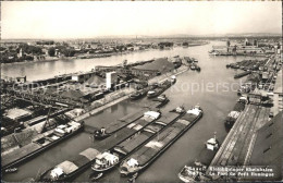 12043446 Bale Port De Petit Huningue Rheinhafen Kleinhueningen Frachtkahn Binnen - Altri & Non Classificati