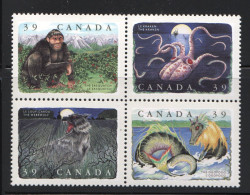 1990  Legendary Cretures Se-tenant Block Of 4 Sc 1289-92 MNH - Nuovi