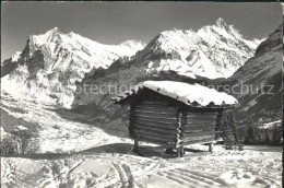 12042326 Grindelwald Maennlichen Abfahrt Mit Wetterhoerner Berglistock Schreckho - Other & Unclassified