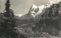 12041636 Muerren BE Eiger Moench Wetterhorn Muerren - Autres & Non Classés