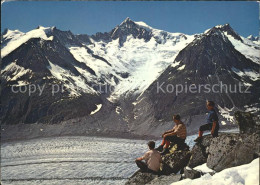 12041226 Eggishorn Gr Aletschgletscher Geisshorn Aletschhorn Jungfrau Eggishorn - Sonstige & Ohne Zuordnung