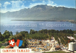 12037936 Tenero Camping Tamaro Fliegeraufnahme Tenero - Sonstige & Ohne Zuordnung