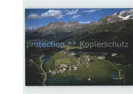 12037136 Sils Engadin Graubuenden Fliegeraufnahme Sils/Segl Baselgia - Other & Unclassified