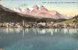 12032996 St Moritz Bad GR Mit See Und Piz La Margna St Moritz - Altri & Non Classificati