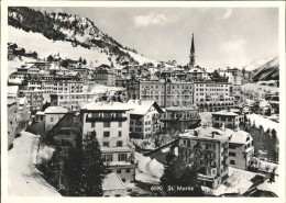 12031726 St Moritz GR Teilansicht Hotels Kirchturm St Moritz GR - Other & Unclassified