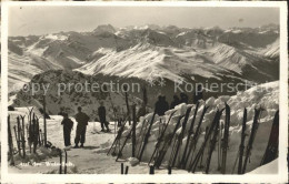 12031276 Weissfluh Mit Piz-Kesch Und Bernina Ski Weissfluh - Sonstige & Ohne Zuordnung