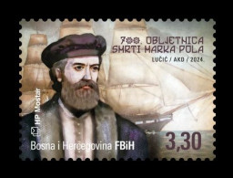 Bosnia And Herzegovina (Croatian) 2024 Mih. 648 Explorer Marco Polo. Ship MNH ** - Bosnien-Herzegowina