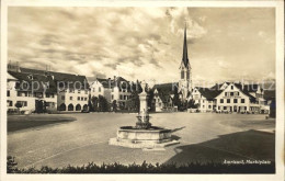 12027986 Amriswil TG Marktplatz Brunnen Kirche Gasthof Amriswil TG - Sonstige & Ohne Zuordnung