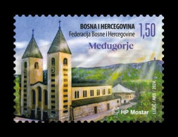 Bosnia And Herzegovina (Croatian) 2024 Mih. 649 Saint James Church In Medjugorje MNH ** - Bosnia And Herzegovina