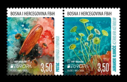Bosnia And Herzegovina (Croatian) 2024 Mih. 650/51 Europa. Underwater Fauna And Flora MNH ** - Bosnië En Herzegovina