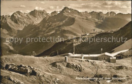 12024866 Strelapass Berghaus Bergbahn Abendstimmung Alpenpanorama Strelapass - Andere & Zonder Classificatie